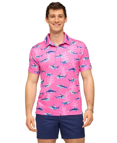 Chubbies Men's Short-sleeve Polo Shirt In Pink