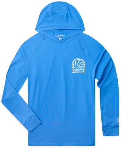 Chubbies Men's Sky's Out Thighs Out Pull-on Hoodie In Blue