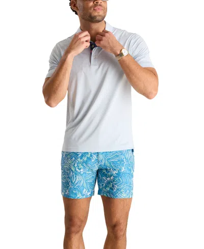Chubbies Men's The Baby Blue Bell Short Sleeve Polo Shirt In Light Blue