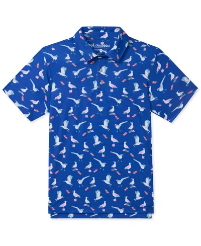 Chubbies Men's The Beaky Blinders Short-sleeve Polo Shirt In Blue