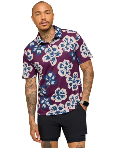 Chubbies Men's The Berry Botanica Floral-print Regular-fit Polo Shirt In Multi