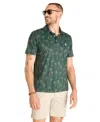 Chubbies Men's The Brushstroke Palm Range Polo Shirt In Green
