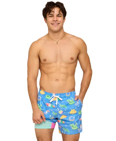 Chubbies Men's The Cannonball Crews Classic 5.5" Swim Trunks In Blue