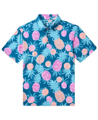 Chubbies Men's The Citrus Punch Polo Shirt In Blue