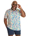 Chubbies Men's The Crowd Of Thorn Range Polo Shirt In Animal Print