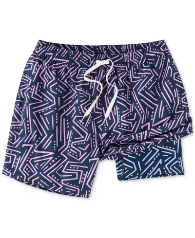 Chubbies Men's The Dark Marzipans 5.5" Swimsuit In Navy