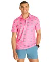 Chubbies Men's The Do It Later Gator Performance Polo Shirt In Pink