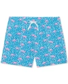 CHUBBIES MEN'S THE DOMINGOS ARE FOR FLAMINGOS QUICK-DRY 5-1/2" SWIM TRUNKS