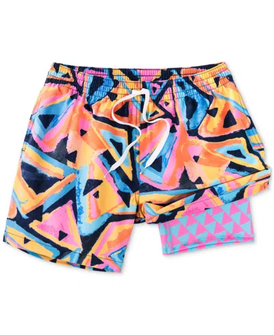Chubbies Men's The Exploding Nachos 5.5" Swimsuit In Pink