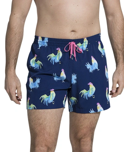 Chubbies Men's The Fowl Plays Quick-dry 5-1/2" Swim Trunks In Navy