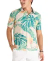 Chubbies Men's The Frond Of You Range Polo Shirt In White