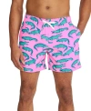 CHUBBIES MEN'S THE GLADES QUICK-DRY 5-1/2" SWIM TRUNKS