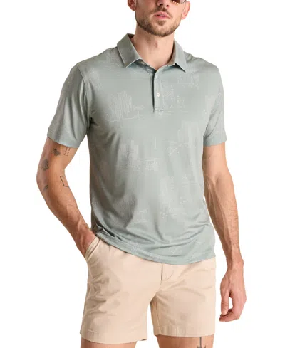 Chubbies Men's The Golf Course Willow Performance Polo Shirt