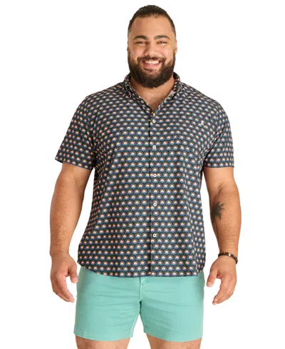 Chubbies Men's The Heat Wave Performance Friday Shirt In Blue