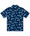 Chubbies Men's The Neon Glade Performance Polo 2.0 In Navy