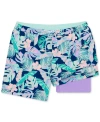 CHUBBIES MEN'S THE NIGHT FAUNAS QUICK-DRY 5-1/2" SWIM TRUNKS WITH BOXER BRIEF LINER