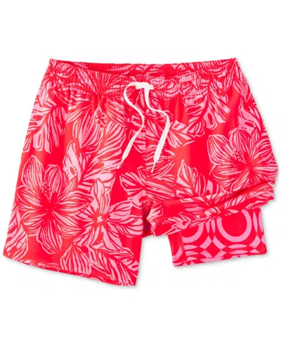 Chubbies Men's The Raz-matazz 5.5" Swimsuit In Red