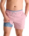 Chubbies Men's The Rosie Posies 5.5" Swimsuit In Light Pink