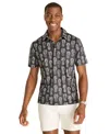 Chubbies Men's The Sketchapples Performance Polo Shirt In Black