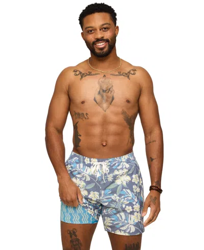 Chubbies Men's The Starry Night Stems Classic 5.5" Swim Trunks In Blue