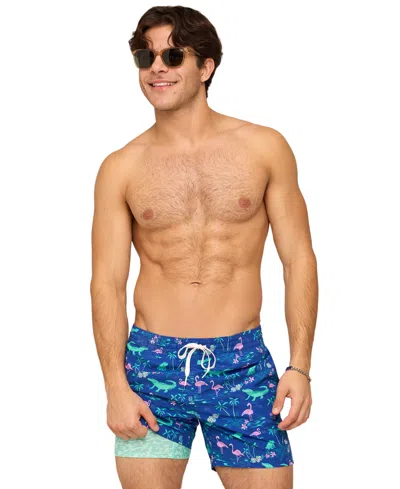 Chubbies Men's The Swamp And Circumstances Classic 5.5" Swim Trunks In Blue