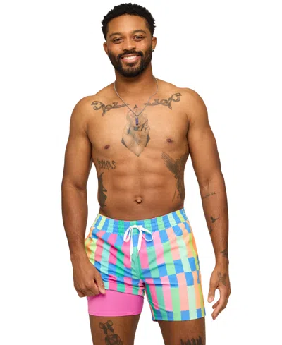 Chubbies Men's The Technicolor Stitches Classic 5.5" Swim Trunks In Multi