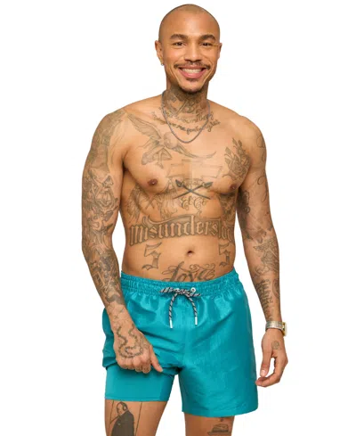 Chubbies Men's The Ultramarine Metallic 5.5" Swim Trunks In Blue