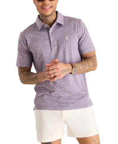 Chubbies Men's The Violet Fiesta Performance Polo Shirt In Purple