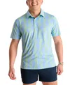 Chubbies Men's The Wavy Daze Performance Polo Shirt