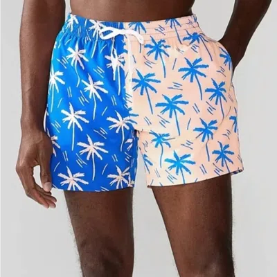 Chubbies Men's The Weekend Kings 5.5" Swim Trunks In Blue/pink In Multi