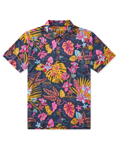 Chubbies Men's Theâ Leafscapeâ Performance Polo Shirt In Blue