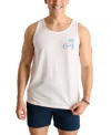 Chubbies Men's Tiger Tailgate Print Sleeveless T-shirt In White