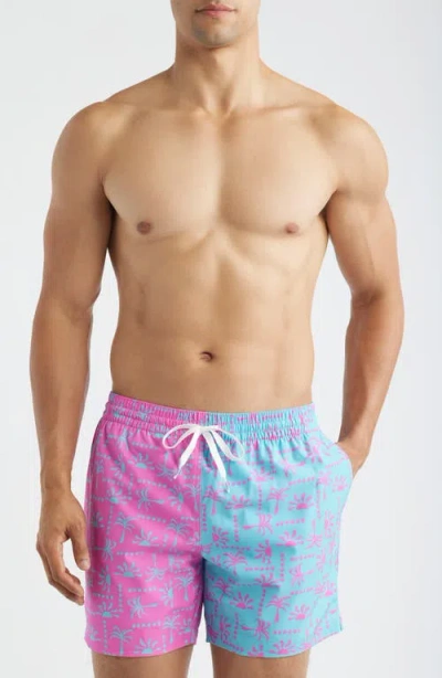 Chubbies Pacific Grids 5.5-inch Swim Trunks In Multi
