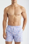 Chubbies Shell Yeahs 5.5-inch Swim Trunks In Blue