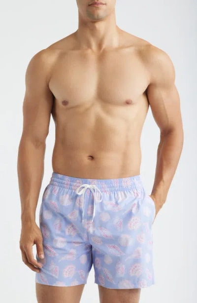 Chubbies Shell Yeahs 5.5-inch Swim Trunks In Blue