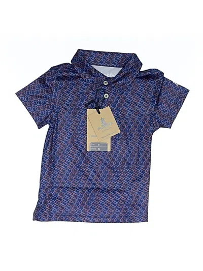 Pre-owned Chubbies Kids' Short Sleeve Top Blue Tops