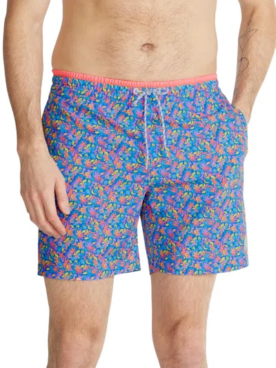 Chubbies Spades Swim Trunk In Blue Floral