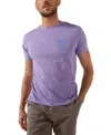 Chubbies The Keep Calm T-shirt Men Purple Graphic Print Short Sleeve Srt88 In Purple