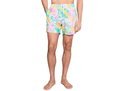 Chubbies The Baja Breezies 5.5 (classic Lined Swim Trunks) Men's Swimwear Optic White-pattern Based: Lg In Multi