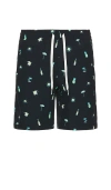 Chubbies Classic Lined 5.5-inch Swim Trunks In Black