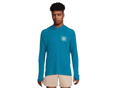 Chubbies The Boardwalk Emporer (sun Hoodie) In Blue