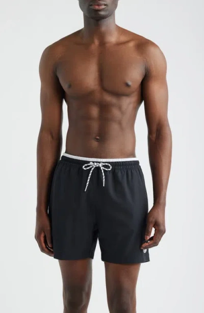 Chubbies The Capes 5.5-inch Swim Trunks In Black