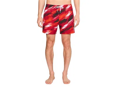 Chubbies The Color Blitz Buccaneers 5.5 (classic Lined Swim Trunks) Men's Swimwear Medium Red: Lg, Polyester/ In Multi
