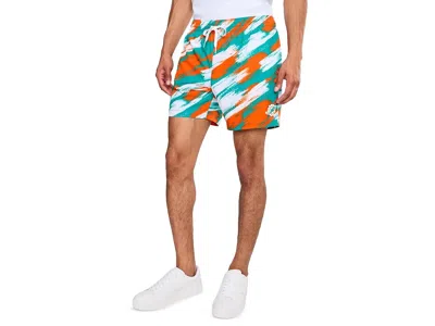 Chubbies The Color Blitz Dolphins 5.5 (classic Lined Swim Trunks) Men's Swimwear Teal-pattern Based: 2xl, Pol In Multi