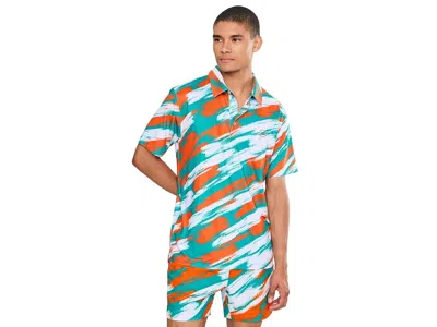 Chubbies The Color Blitz Dolphins (polo) Men's Clothing Teal: Xl, Polyester/spandex In Blue