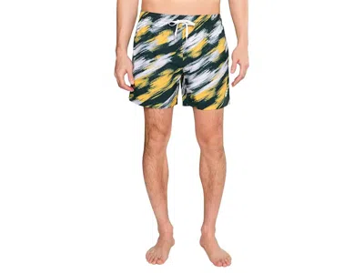 Chubbies The Color Blitz Packers 5.5 (classic Lined Swim Trunks) Men's Swimwear Dark Green-pattern Base: Sm,  In Multi
