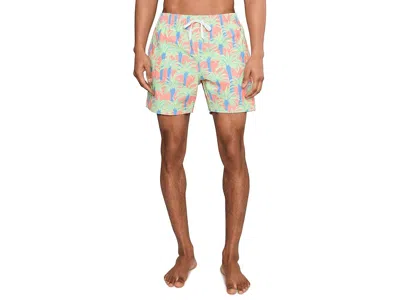 Chubbies The Easy Breezys 5.5 (classic Lined Swim Trunks) Men's Swimwear Coral-multicolor: 2xl