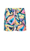 Chubbies Exploding Nacho Classic Lined 5.5-inch Swim Trunks In Multi