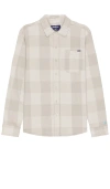 Chubbies The Flannel Fest Flannel Shirt In Medium Grey
