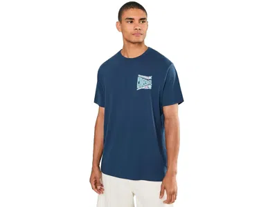 Chubbies The Follow The Curve (non-pocket Graphic T-shirt) Men's T Shirt Navy: Xl, Cotton/polyester In Animal Print